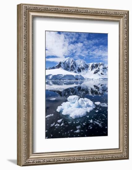 Mountain Peaks, Lemaire Channel, Antarctica-null-Framed Photographic Print