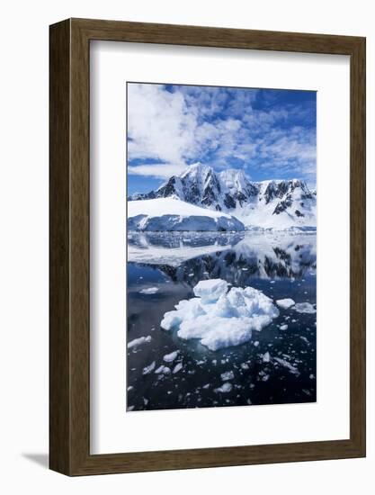 Mountain Peaks, Lemaire Channel, Antarctica-null-Framed Photographic Print