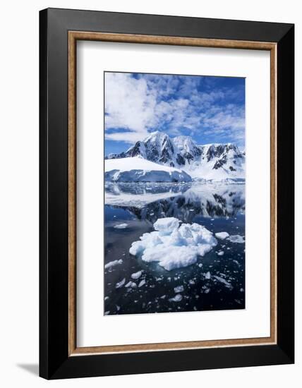 Mountain Peaks, Lemaire Channel, Antarctica-null-Framed Photographic Print