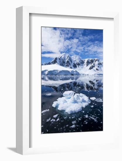 Mountain Peaks, Lemaire Channel, Antarctica-null-Framed Photographic Print