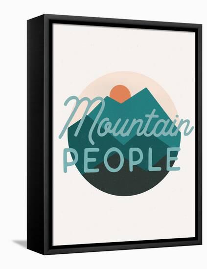 Mountain People-null-Framed Stretched Canvas