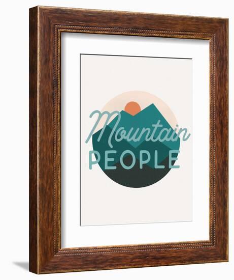 Mountain People-null-Framed Art Print