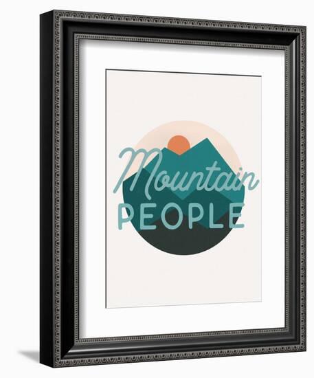 Mountain People-null-Framed Art Print