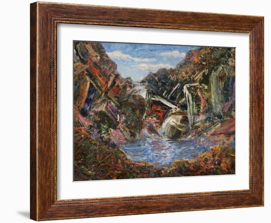 Mountain Pool-James W Johnson-Framed Giclee Print