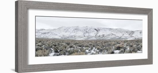 Mountain Range, Black Rock Desert, Nevada, USA-null-Framed Photographic Print