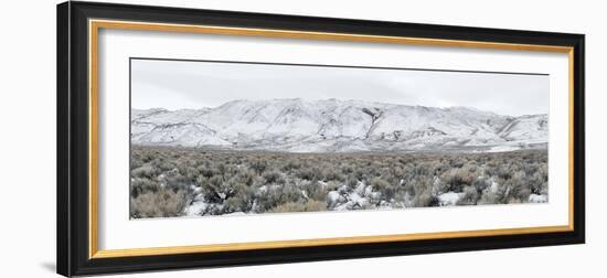 Mountain Range, Black Rock Desert, Nevada, USA-null-Framed Photographic Print