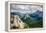 Mountain Range Landscape View in Jasper Np, Canada-MartinM303-Framed Premier Image Canvas