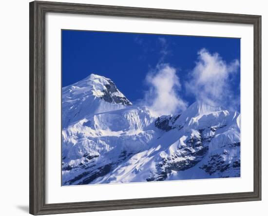 Mountain Range, Nepal, Asia-James Green-Framed Photographic Print