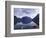 Mountain Reflecting in Fjord Waters, Norway-Michele Molinari-Framed Photographic Print