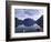 Mountain Reflecting in Fjord Waters, Norway-Michele Molinari-Framed Photographic Print