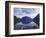 Mountain Reflecting in Fjord Waters, Norway-Michele Molinari-Framed Photographic Print