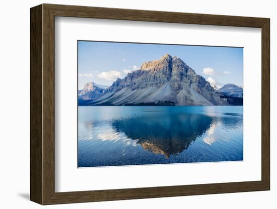 Mountain reflecting in lake at Banff National Park, Banff, Alberta, Canada-Panoramic Images-Framed Photographic Print
