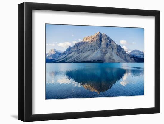 Mountain reflecting in lake at Banff National Park, Banff, Alberta, Canada-Panoramic Images-Framed Photographic Print