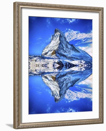 Mountain Reflection-Ata Alishahi-Framed Giclee Print