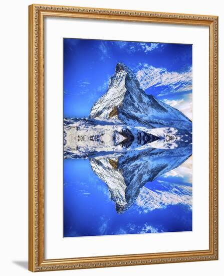 Mountain Reflection-Ata Alishahi-Framed Giclee Print