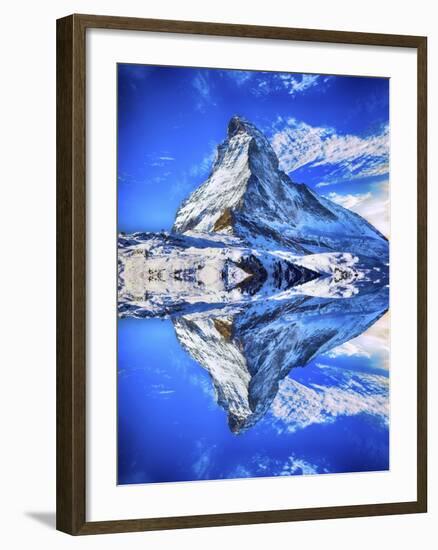 Mountain Reflection-Ata Alishahi-Framed Giclee Print