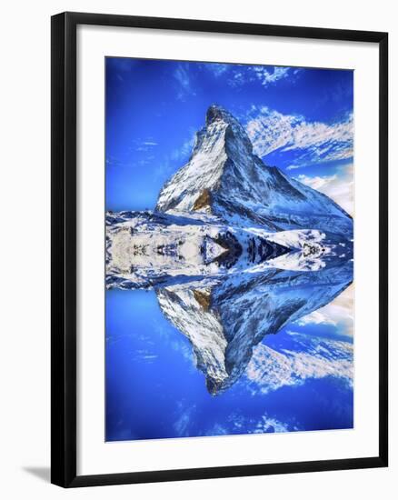 Mountain Reflection-Ata Alishahi-Framed Giclee Print