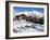 Mountain Restaurant Above Village of Solden in Tirol Alps, Tirol, Austria-Richard Nebesky-Framed Photographic Print