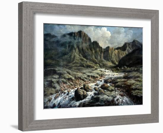 Mountain River-Richard Willis-Framed Giclee Print