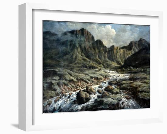 Mountain River-Richard Willis-Framed Giclee Print