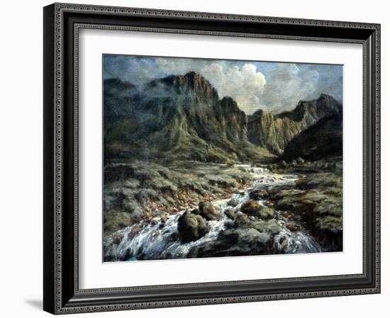 Mountain River-Richard Willis-Framed Giclee Print