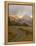Mountain Road with Rainbow in Glen Etive, Argyll, Scotland, UK, October 2007-Niall Benvie-Framed Premier Image Canvas