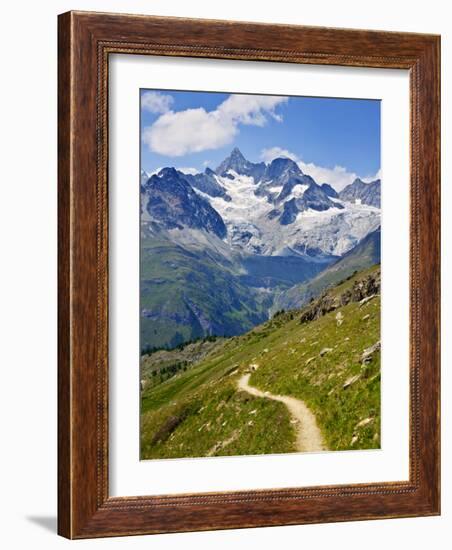 Mountain Route around the Matterhorn, Switzerland-Carlos Sánchez Pereyra-Framed Photographic Print