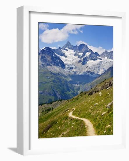 Mountain Route around the Matterhorn, Switzerland-Carlos Sánchez Pereyra-Framed Photographic Print