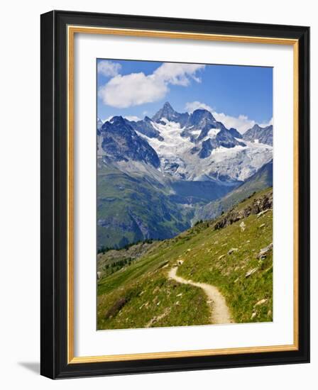 Mountain Route around the Matterhorn, Switzerland-Carlos Sánchez Pereyra-Framed Photographic Print