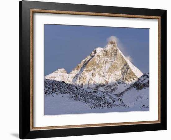 Mountain Scenery and Monte Cervino (The Matterhorn), Cervinia, Valle D'Aosta, Italian Alps-Christian Kober-Framed Photographic Print