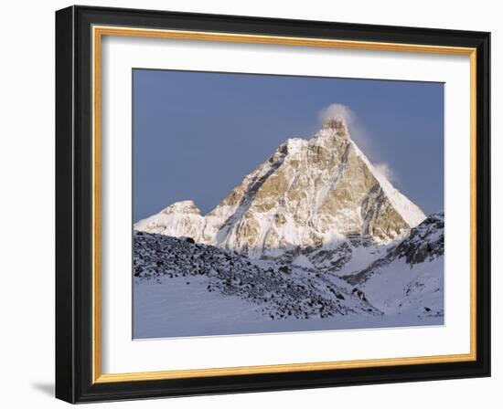 Mountain Scenery and Monte Cervino (The Matterhorn), Cervinia, Valle D'Aosta, Italian Alps-Christian Kober-Framed Photographic Print