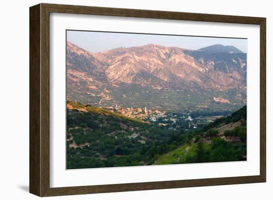 Mountain Scenery, Kefalonia, Greece-Peter Thompson-Framed Photographic Print