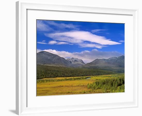 Mountain Scenery Mountains of Rondane National-null-Framed Photographic Print