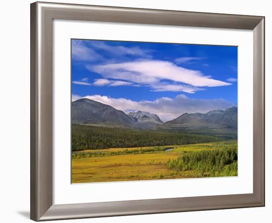 Mountain Scenery Mountains of Rondane National-null-Framed Photographic Print