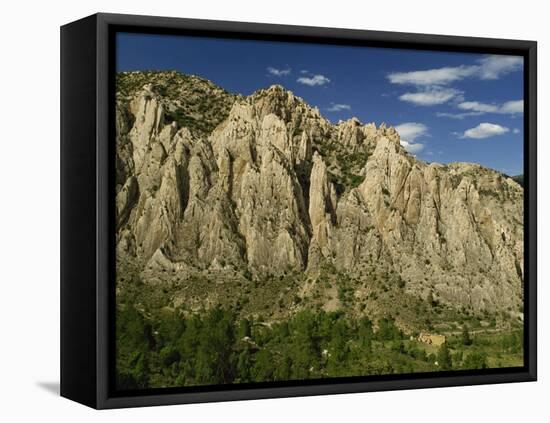 Mountain Scenery Near Villarluengo, Teruel, Aragon, Spain, Europe-Michael Busselle-Framed Premier Image Canvas