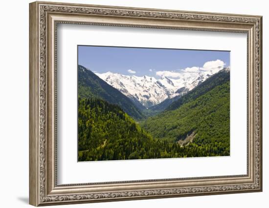 Mountain Scenery of Svanetia, Georgia-Michael Runkel-Framed Photographic Print