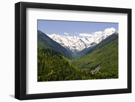 Mountain Scenery of Svanetia, Georgia-Michael Runkel-Framed Photographic Print