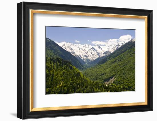 Mountain Scenery of Svanetia, Georgia-Michael Runkel-Framed Photographic Print