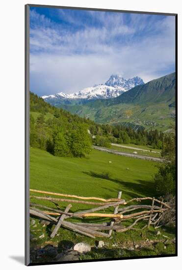 Mountain Scenery of Svanetia, Georgia-Michael Runkel-Mounted Photographic Print