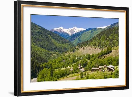 Mountain Scenery of Svanetia, Georgia-Michael Runkel-Framed Photographic Print