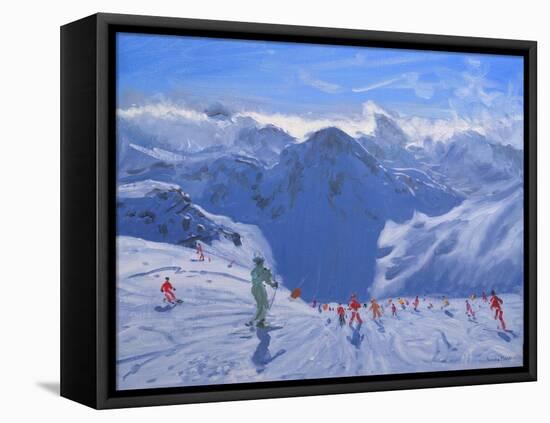 Mountain Shadow, 2009-Andrew Macara-Framed Premier Image Canvas