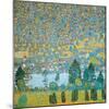 Mountain Slopes at Unterach-Gustav Klimt-Mounted Art Print