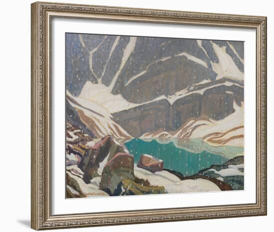 Mountain Solitude (Lake Oesa)-J. E. H. MacDonald-Framed Giclee Print