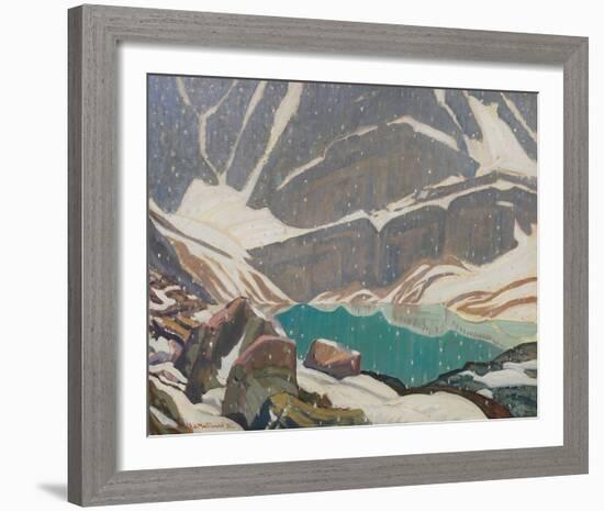 Mountain Solitude (Lake Oesa)-J. E. H. MacDonald-Framed Giclee Print