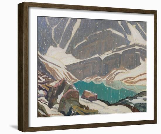 Mountain Solitude (Lake Oesa)-J. E. H. MacDonald-Framed Giclee Print