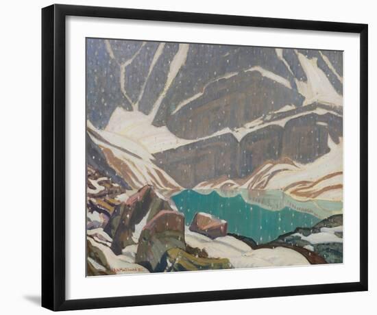 Mountain Solitude (Lake Oesa)-J. E. H. MacDonald-Framed Giclee Print