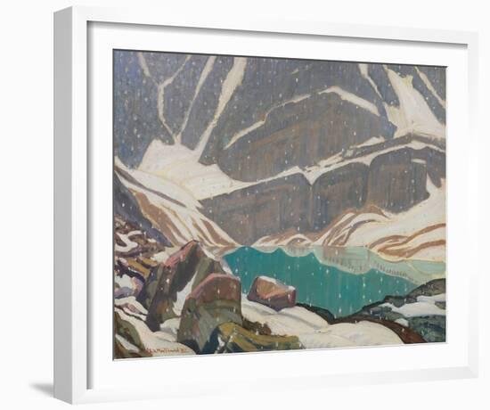 Mountain Solitude (Lake Oesa)-J. E. H. MacDonald-Framed Giclee Print