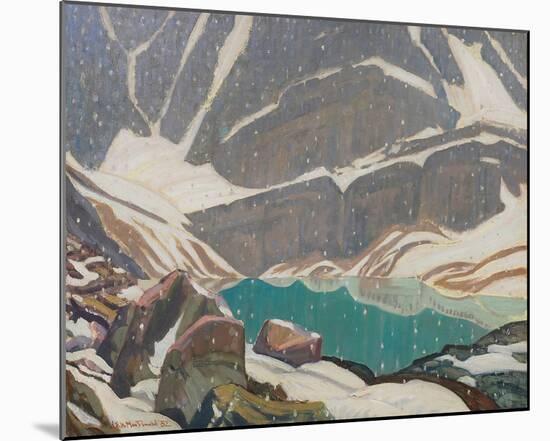 Mountain Solitude (Lake Oesa)-J. E. H. MacDonald-Mounted Giclee Print