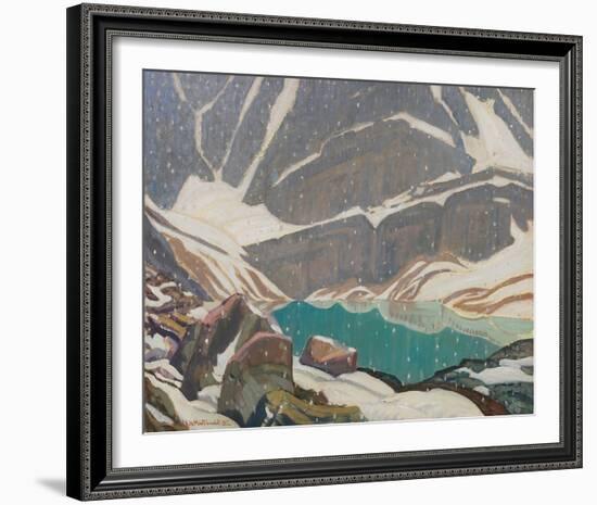 Mountain Solitude (Lake Oesa)-J. E. H. MacDonald-Framed Giclee Print