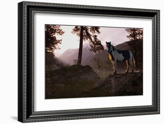 Mountain Splendor-Steve Hunziker-Framed Art Print